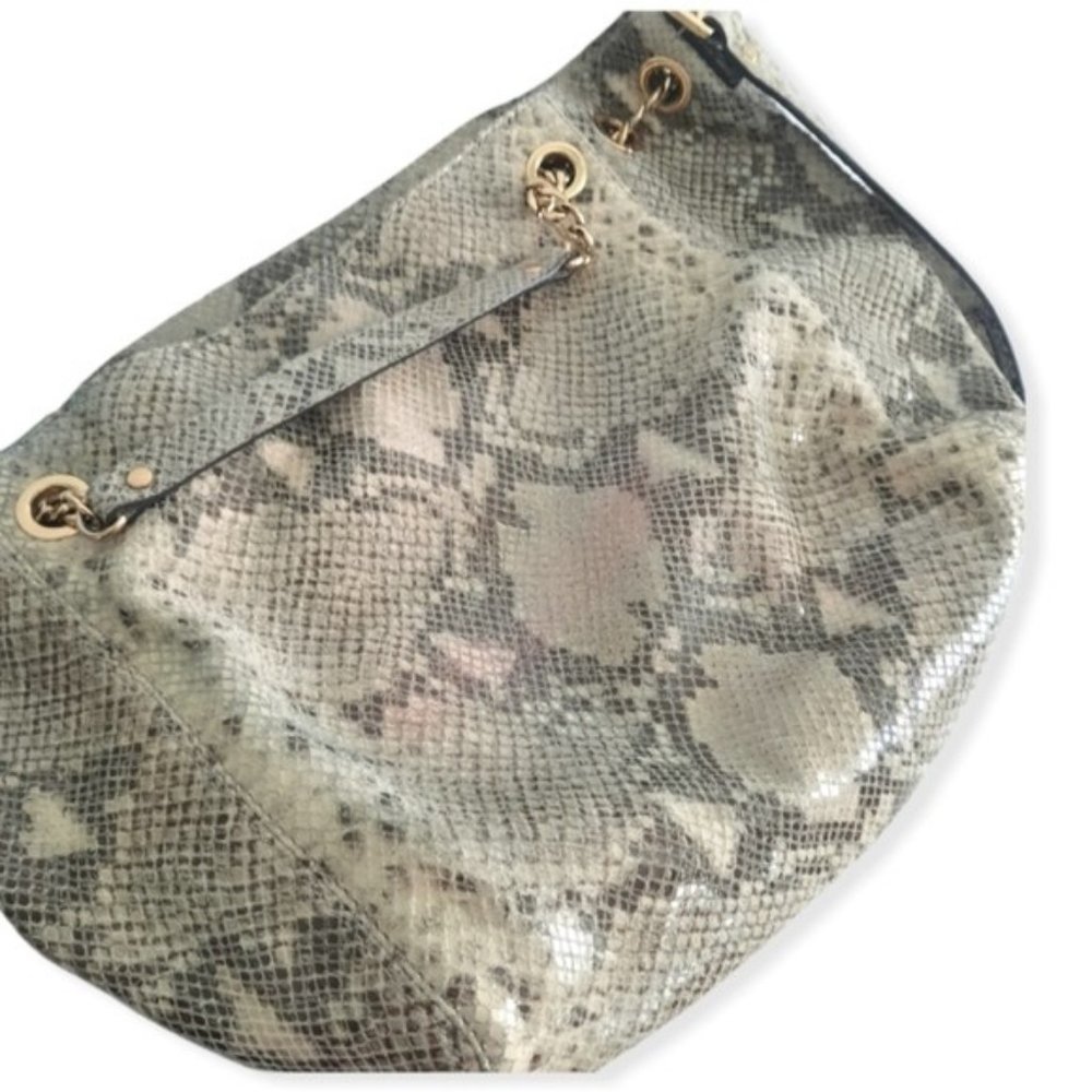 MICHAEL KORS Purse snakeskin print shoulder Bag - Picture 15 of 15